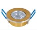 1x1W Aluminium high power round LED ceiling soptlights