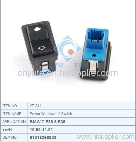 Car switches-window lift switch 61318368932