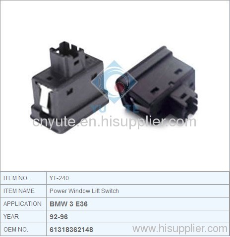Car switches-window lift switch 61318362148