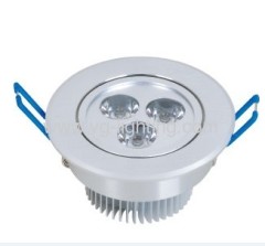 3X1W Aluminium high power round LED ceiling soptlights