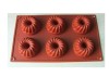 Brand New FDA Silicone rubber baking cake angel ice cube chocolate maker jelly muffin donut mold