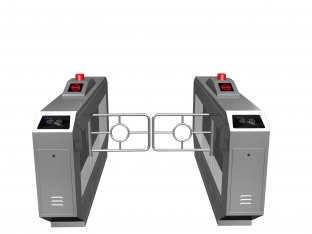 Magnetic Card One-way Direction Self-checking Automatic Swing Gate Barrier RS485 AC220V