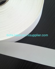 Oeko-tex Acetate taffeta label ribbon, Tearable taffeta coating label ribbon