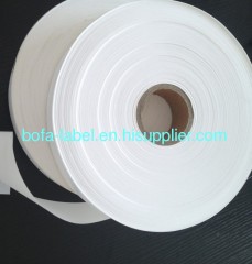 Hand tear label tape, Acetate taffeta care label tape /fabric