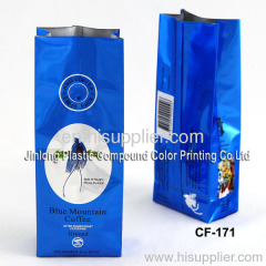 coffee bag blue color