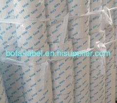 printed label fabric , pear coated polyester satin ribbon /label fabric