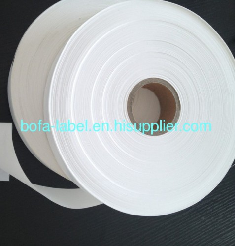 Coating polyester taffeta ribbon label fabric label ribbon