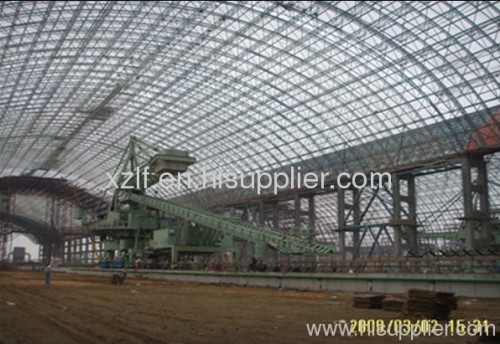 space frame for cement storage