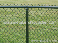 PVC coated chain link wire mesh fence(Anping factory)