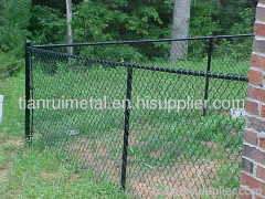 galvanized chain link fence