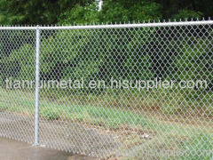 PVC chain link fence