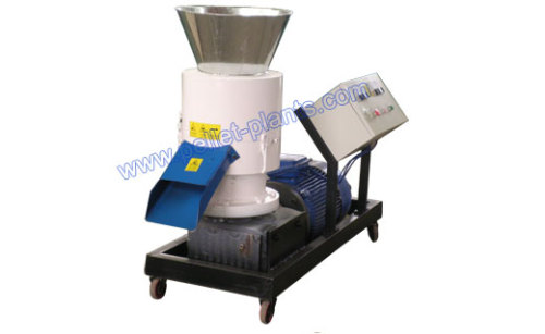 Flat Die Pellet Mill with Electric Motor