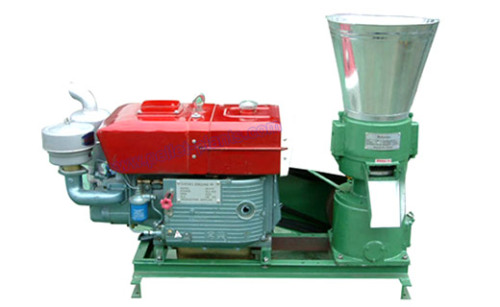 Diesel flat die pellet mill