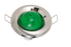 12V 82mm Zinc die-casting with Green Crystal recessed spotlights