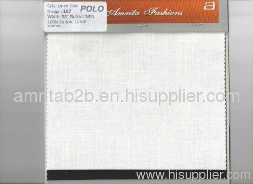 100% COTTON LINEN LOOK FABRIC