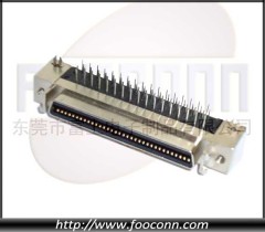 SCSI connector 68pin female right angle
