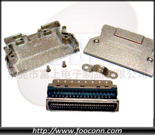 SCSI connector|SCSI 68Pin Male Solder Pin Type Zinc Hood