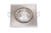 Square Zinc die-casting Recessed swivel spotlights