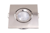 GU10/G5.3 Recessed swivel ceiling spotlight with slant inner ring