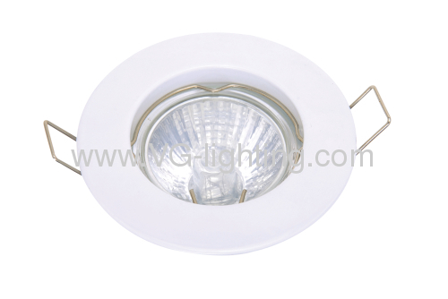 G5.3/GU10 Circular Zinc die-casting Recessed spotlight