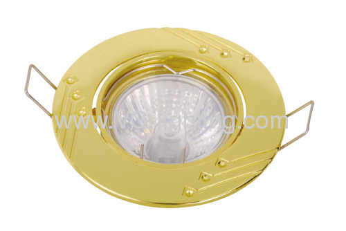 G5.3/GU10 Zinc die-casting swivel Recessed spotlight