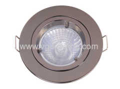 G5.3/GU10 Round Shape adjustable recessed spotlights