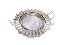 Recessed swivel halogen spot lighting with specific design