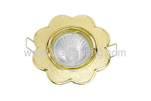 Flower design Zinc die-casting Recessed ceiling spotlights