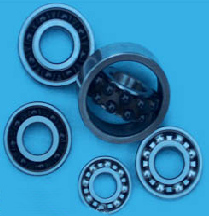 Hybrid construction ceramic ball bearings