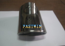 Silver Stainless Steel Exhaust Pipe