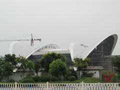 Fuyang Stadium Large Span Steel Space Frame Stadium