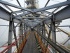 steel train station platform canopy