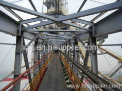 steel train station platform canopy