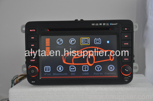 double din 7inch Seat Leon,Fabia car dvd gps bt dvb-t radio am/fm/RDS usb sd ipod tv vcd cd TMC AUX canbus HD tft panel