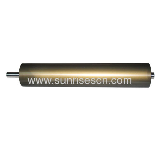 Aluminum alloy guide roller without shaft