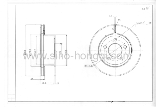 Brake disc 5115