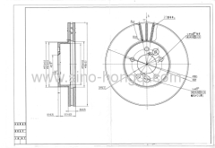 Brake disc 54060