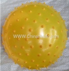 12cm 25-30g Yellow PVC Massage Ball IB-02