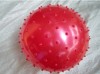 Red PVC 14cm 35-40g Massage ball