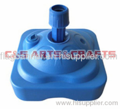 bule plastic flagpole base