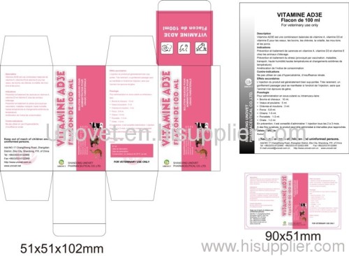 Vitamin AD3E injection