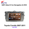 2007 Toyota Corolla GPS DVD Navigation Radio TV USB SD MP3 Ipod Bluetooth AM/FM Tuner/RDS VCD CD HDLCDDigitalTouchscreen