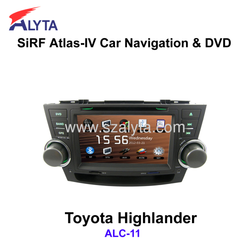 Toyota Highlander navigation dvd SiRF A4