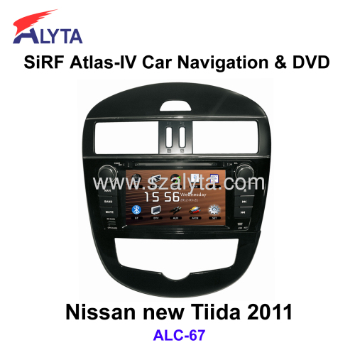 Nissan Tiida 2011 navigation dvd SiRF A4