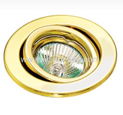 MR16 Zinc die cast MR16 Gold color swivel ceiling spotligh