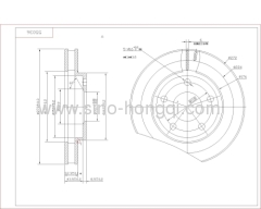 Brake disc 55036