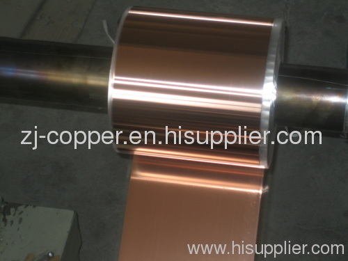 Copper foil mylar for cable