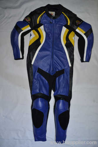 Motorcycle leather racing suit