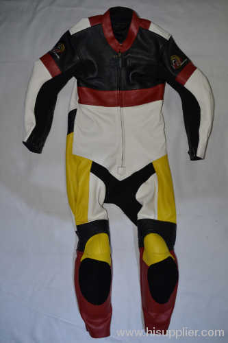 Motorcycle leather racing suit