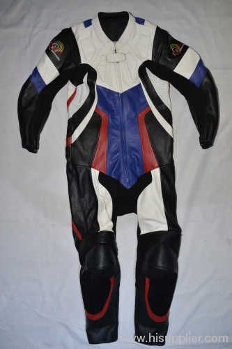 Motorcycle leather racing suit